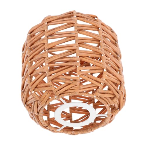 LIFKOME Handgewebter Lampenschirm aus Fake rattan Zylindrischer Sconce Shade Boho Pendelleuchte für Esszimmer und Gästehaus Weiche Lichtstreuung Warme Atmosphäre LIFKOME Handgewebter Lampenschirm aus Fake rattan Zylindrischer Sconce Shade Boho Pendelleuchte für Esszimmer und Gästehaus Weiche Lichtstreuung Warme Atmosphäre von LIFKOME