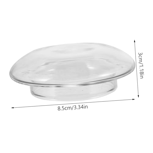 LIFKOME Hitzebeständiger Teekannen deckel aus Hochwertigem Borosilikatglas Langlebig und Formstabil Feine Verarbeitung Einfacher Einbau Passend für Teekannen und Teesiebe Schützend und von LIFKOME