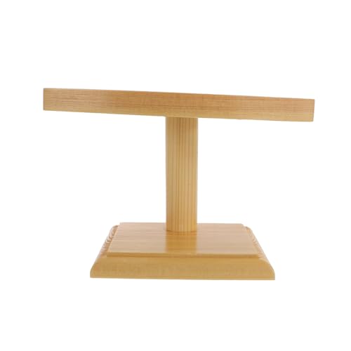 LIFKOME Holzständer für Eistüten und Sushi handrollen Stabiles Einfaches Display Regal für Party Restaurant und Lebensmittelpräsentation Langlebiger Halter mit Sicherer Basis von LIFKOME