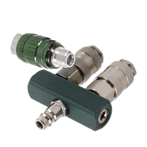 LIFKOME Industrieller Luftschlauch Verteiler Metall Schnellkupplung Pneumatischer Anschluss Kompatibel mit Kompressor und Rohrsystemen LIFKOME Industrieller Luftschlauch Verteiler Metall Schnellkupplung Pneumatischer Anschluss Kompatibel mit Kompressor und Rohrsystemen von LIFKOME