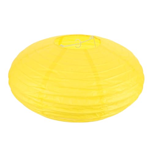 LIFKOME Japanische Papierlaterne Lampenschirm Gelb Øcm Hängende Dekoration Innenbereich Elegant Installieren Stilvoll für Hochzeit Geburtstag Party von LIFKOME