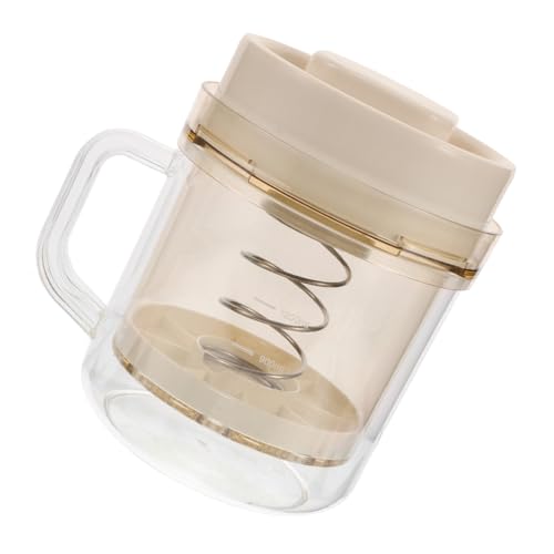 LIFKOME Joghurtsieb Nussmilchbereiter griechischer Joghurthersteller Joghurt Lebensmittelsieb Joghurtbereiter Milchfiltermaschinen Filtersieb für Sojamilch Entsafter Sieb Glas Transparent von LIFKOME
