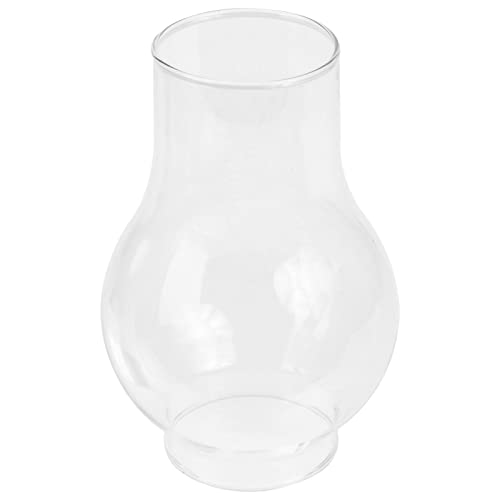 LIFKOME Kamin für Lampe aus Glas 1 Stück Lampenschirm für Kamin aus Glas für Öllampe, Lampenschirm aus transparentem Glas, handgefertigt, für Vintage-Öllampen (10 5 x 15 * von LIFKOME