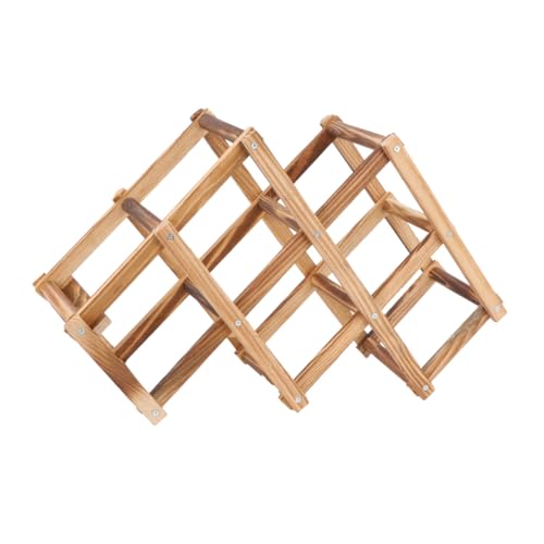 LIFKOME Klappbares Weinständer aus Hochwertigem Holz Flaschen Weingestell für Wohnzimmer und Küche Stilvolles Weinregal als Dekoration und Langlebiges Platzsparendes Weinlager LIFKOME Klappbares Weinständer aus Hochwertigem Holz Flaschen Weingestell für Wohnzimmer und Küche Stilvolles Weinregal als Dekoration und Langlebiges Platzsparendes Weinlager von LIFKOME