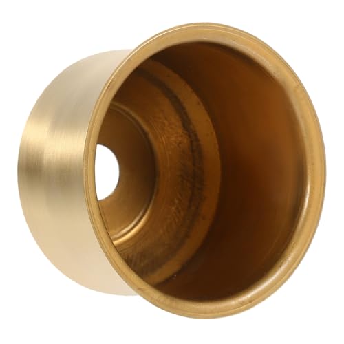 LIFKOME Kupfer Lampenfuß LED Lampenschirm Sockel Vintage Halterung für Tischlampen Pendelleuchte Halboffenes Design Langlebig und Einfach zu Reinigen Verbessert Lichtlenkung und Ästhetik von LIFKOME