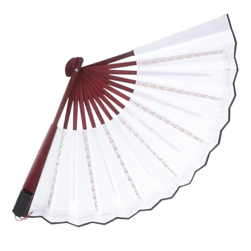 LIFKOME LED Leuchtender Fächer Faltbar Bunter Glowing Folding Fan mit Batteriebetrieb Performance Dance Prop für Bühne Party Festival Praktischer Handfächer für Kühlen Griff und Dekorative LIFKOME LED Leuchtender Fächer Faltbar Bunter Glowing Folding Fan mit Batteriebetrieb Performance Dance Prop für Bühne Party Festival Praktischer Handfächer für Kühlen Griff und Dekorative von LIFKOME