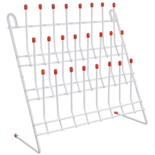 LIFKOME Laboratory Abtropfgestell für Reagenzgläser Trockengestell für für Ordnung und Effizienz im Laborbetrieb von LIFKOME
