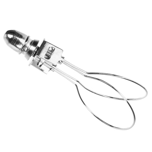 LIFKOME Lampenfassung Adapter Clip aus Robustem Metall Universeller Lampenschirmhalter für Tisch Stehlampen Einfach zu Montierender Lampenschirm clip für Glühbirnen Silberfarbener von LIFKOME