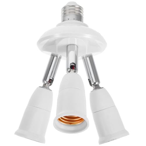 LIFKOME Lampenfassung Splitter Adapter Verstellbare und Biegbar für Standard LED Glühbirnen für Fotografie Werkstätten und Zuhause von LIFKOME