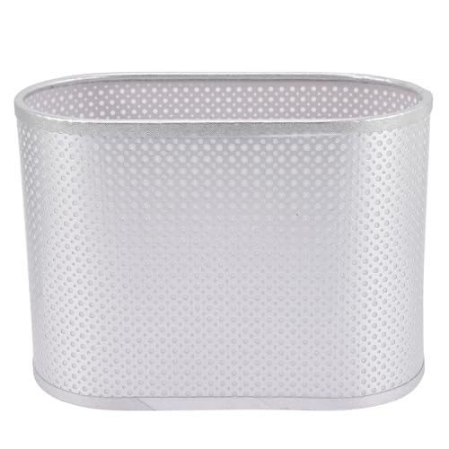 LIFKOME Lampenschirm Ersatz Stoff Lampenschirm für Tischlampe und Stehlampe Ovaler in Silber für Hotel und Haushalt Leicht Schont Augen Schafft Warmes Lichtgefühl von LIFKOME