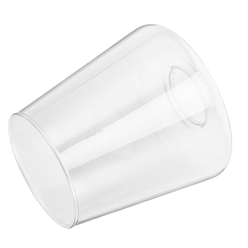 LIFKOME Lampenschirm Wandleuchtenschirm Glasabdeckung Wandleuchte Lampenschirmabdeckungen Zylinderglas Anhängerer hängender Glasschirm Transparent von LIFKOME