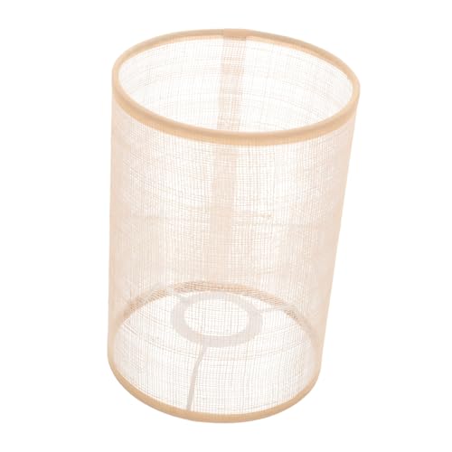 LIFKOME Lampenschirm aus Leinen für Schlafzimmer Stehlampe und Nachttischlampe Großer Lampenschirm in Neutralem Farbton Einfache Montage Weiches Licht für Gemütliche Atmosphäre von LIFKOME
