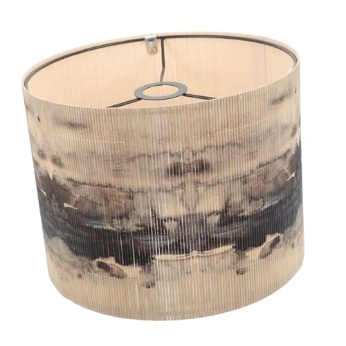 LIFKOME Lampenschirm für Tischlampe Eleganter Hängender Lampenschirm mit Einzigartigem Tintenmuster für Wohnzimmer Küche und Büro Leicht und Langlebig als von LIFKOME