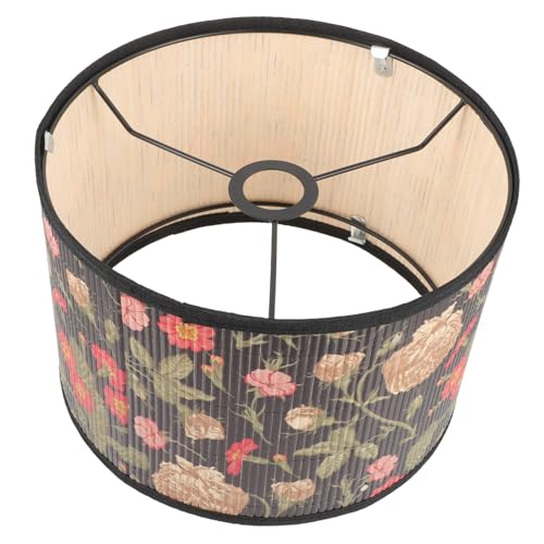 LIFKOME Lampenschirm mit Gedrucktem Muster Stabiler Metallrahmen Dekorativer Lampenschirm für Tisch Stehlampe Geeignet für Schlafzimmer Wohnzimmer Büro Natürlicher Rattan stil LIFKOME Lampenschirm mit Gedrucktem Muster Stabiler Metallrahmen Dekorativer Lampenschirm für Tisch Stehlampe Geeignet für Schlafzimmer Wohnzimmer Büro Natürlicher Rattan stil von LIFKOME