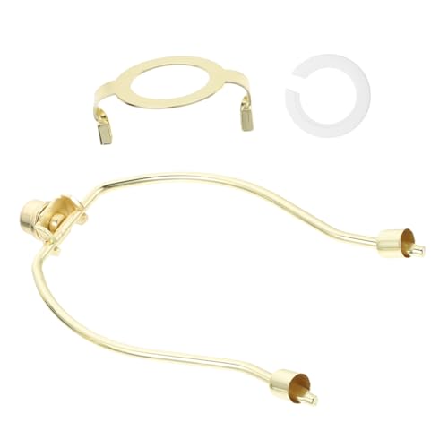 LIFKOME Lampenschirmhalter Gold Elektroplattiert Lampen Harfe für Tisch Stehlampen Ersatz Lampenschirmhalterung Robust Langlebig LIFKOME Lampenschirmhalter Gold Elektroplattiert Lampen Harfe für Tisch Stehlampen Ersatz Lampenschirmhalterung Robust Langlebig von LIFKOME