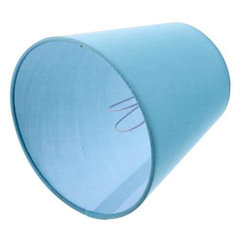 LIFKOME Lampenstoffschirm Hellblau Anti verschleiß Lampenschirm Ersatz für Tischlampen Stehlampen Wandlampen Weiches Licht Vintage Design Vielseitig Einsetzbar von LIFKOME
