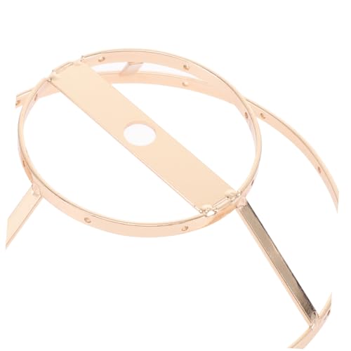 LIFKOME Metall Lampenschirm Gestell Goldfarben Doppellagig Stabil für DIY Tisch Deckenleuchten Lampenschirm Halter für Wohn Hotelbeleuchtung von LIFKOME