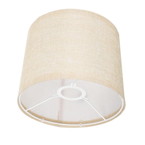 LIFKOME Moderner Lampenschirm aus Baumwoll Eleganter Dekorativer Lampenbezug für Tisch Steh Deckenlampen Einfach zu Montieren Passend für Schlafzimmer Wohnzimmer und Büro von LIFKOME