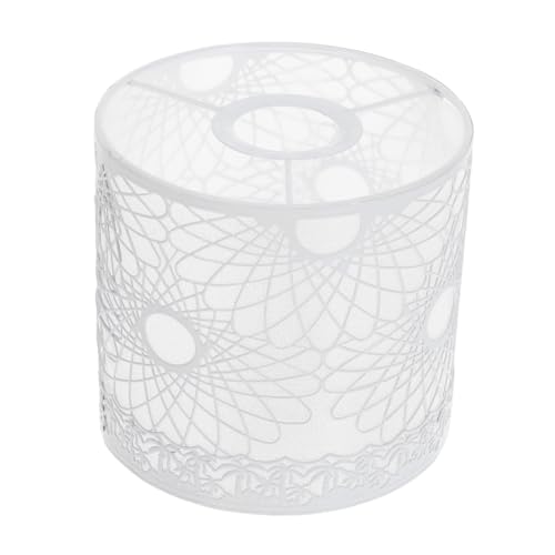 LIFKOME Moderner Metall Lampenschirm Weiß für Hängelampe Deckenlampe Robustes Eisen Material Elegant Einfaches Design Vielseitig Für Flur Wandbeleuchtung Wohnzimmer von LIFKOME