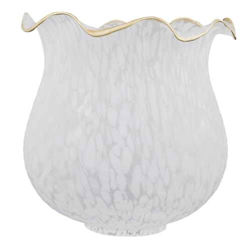 LIFKOME Modernes Glas Lampenschirm Zubehör mit Dekorativem Muster Ersatz für Pendel Deckenleuchten Warmes Licht Stilvolle Lampenabdeckung für Wohnzimmer und Schlafzimmer von LIFKOME