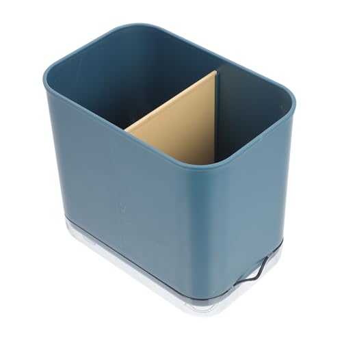 LIFKOME Multifunktionaler Badezimmer aufbewahrungsbehälter mit Doppelkammer Abtropfgestell für Essstäbchen Platzsparender Organizer für Waschbecken und Küchenutensilien LIFKOME Multifunktionaler Badezimmer aufbewahrungsbehälter mit Doppelkammer Abtropfgestell für Essstäbchen Platzsparender Organizer für Waschbecken und Küchenutensilien von LIFKOME