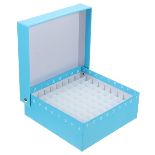 LIFKOME Papier kryoröhrchen aufbewahrungsbox mit Fächern Mikrozentrifugenröhrchenhalter für Gefrierschrank Robuste Gefrierbehälterbox für Laborproben Gefrierbeständiger LIFKOME Papier kryoröhrchen aufbewahrungsbox mit Fächern Mikrozentrifugenröhrchenhalter für Gefrierschrank Robuste Gefrierbehälterbox für Laborproben Gefrierbeständiger von LIFKOME