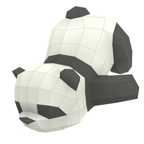 LIFKOME Papiermodell Panda Handgefertigte Geometrische Origami Dekoration Diy Bastelset für Kreative Wanddeko ohne Schere Einfach Zusammenzubauen für Feste und Partys LIFKOME Papiermodell Panda Handgefertigte Geometrische Origami Dekoration Diy Bastelset für Kreative Wanddeko ohne Schere Einfach Zusammenzubauen für Feste und Partys von LIFKOME