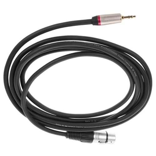 LIFKOME Poliges Mini Xlr Weiblich Trs Kabel Audioadapter für Kondensatormikrofone Symmetrischer Mini Xlr Stecker Robustes Vielseitiges Audiokabel für Studio und Bühne von LIFKOME