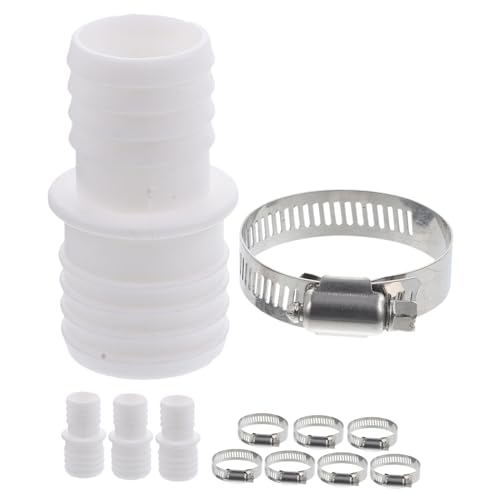 LIFKOME Poolschlauch Adapter mit Edelstahl Schellen Langlebige Abs Kupplung für Schwimmbad Vakuumschlauch Poolanschlüsse für Einfache Verbindung von LIFKOME