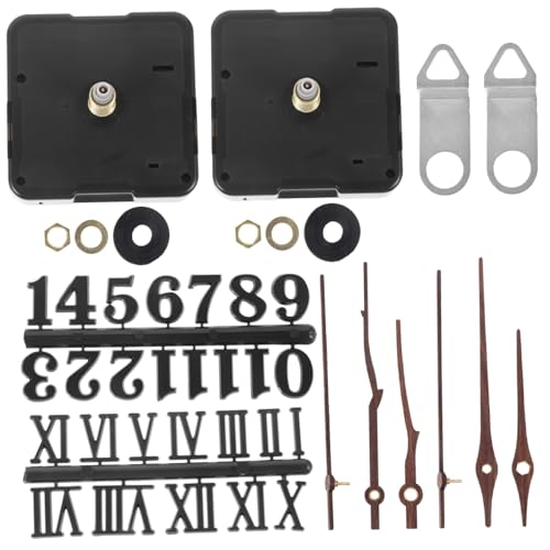 LIFKOME Präzises Quarzuhrwerk mit Holzzeigern und Zahlen Batteriebetriebenes Uhrwerk Ersatzkit Geräuschloser Wanduhrmechanismus für DIY Uhr Reparatur und Dekoration LIFKOME Präzises Quarzuhrwerk mit Holzzeigern und Zahlen Batteriebetriebenes Uhrwerk Ersatzkit Geräuschloser Wanduhrmechanismus für DIY Uhr Reparatur und Dekoration von LIFKOME