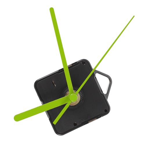 LIFKOME Quarzuhrwerk Geräuschlos mit Haken Kern und Zeigern DIY Ersatzteile für Wanduhr Präzise Leise Uhrwerkmechanismus Einfache Installation Grün ohne Batterie von LIFKOME