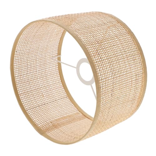 LIFKOME Rattan Lampenschirm Handgewebter Lampenschirm Deckenleuchte Abdeckung Für Schlafzimmer Wohnzimmer Warme Atmosphäre LIFKOME Rattan Lampenschirm Handgewebter Lampenschirm Deckenleuchte Abdeckung Für Schlafzimmer Wohnzimmer Warme Atmosphäre von LIFKOME