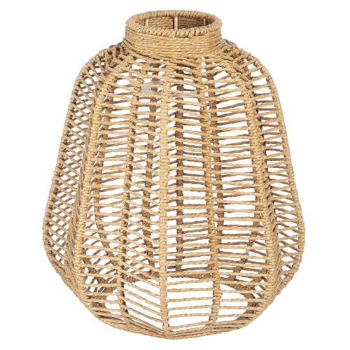 LIFKOME Rattan Lampenschirm aus Naturfasern Handgewebter Langlebiger Lampenschirm für Tischlampe und Deckenleuchte Vielseitig Einsetzbar in Wohnzimmer Schlafzimmer Einfach zu Montieren LIFKOME Rattan Lampenschirm aus Naturfasern Handgewebter Langlebiger Lampenschirm für Tischlampe und Deckenleuchte Vielseitig Einsetzbar in Wohnzimmer Schlafzimmer Einfach zu Montieren von LIFKOME