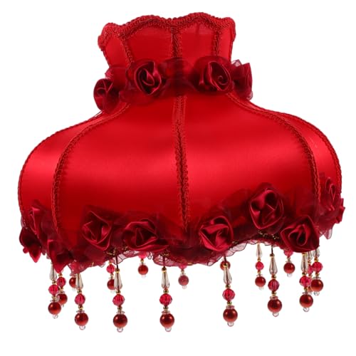 LIFKOME Retro Stofflampenschirm mit Spitzen und Perlen Eleganter Lampenschirm für Tisch Stehlampen Hochwertiger Europäischer Stil Dekorative Beleuchtung für Wohnzimmer Schlafzimmer und LIFKOME Retro Stofflampenschirm mit Spitzen und Perlen Eleganter Lampenschirm für Tisch Stehlampen Hochwertiger Europäischer Stil Dekorative Beleuchtung für Wohnzimmer Schlafzimmer und von LIFKOME