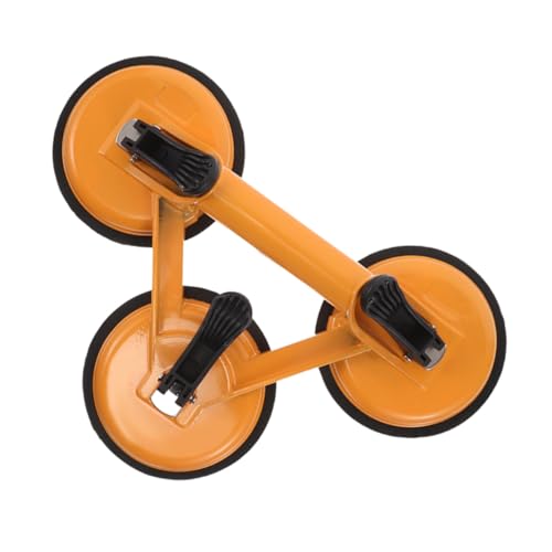 LIFKOME Robuster Aluminium-saugheber Klauen Handlicher Glassaugnapfheber für Glas Marmor und Fliesen Leichter Vakuumheber für Professionelle Fliesenwerkzeuge und Materialtransport von LIFKOME