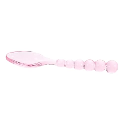 LIFKOME Rührlöffel Transparent für Kaffee Tee und Kalte Getränke Hitzebeständig Langlebig und Leicht zu Reinigen Stilvoller Teelöffel für Dessert und Eiskaffee Genuss von LIFKOME