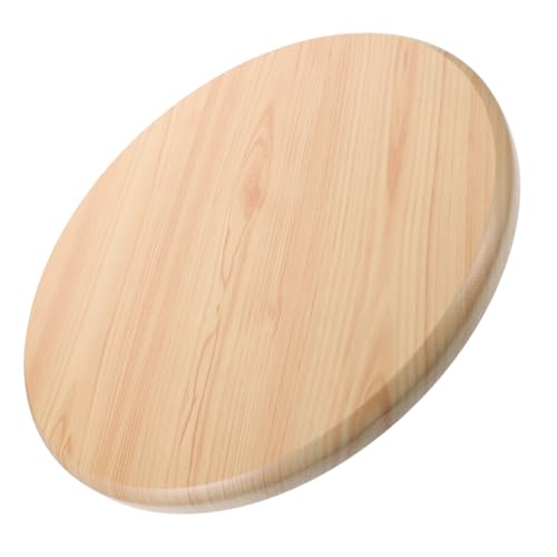 LIFKOME Runder Holz Hockerersatzsitz Langlebige Holzplatte Einfach zu Reinigen Praktische Sitzfläche für Runde Barhocker Küchen und Kantinenstühle Robust und Vielseitig Einsetzbar von LIFKOME