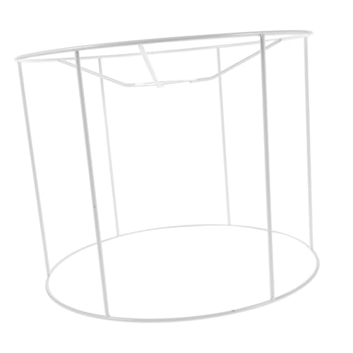 LIFKOME Runder Lampenständer Lampenschirmrahmen Aus Eisendraht Lampenfassung Tischlampenschirmrahmen Lampenschirmrahmenkäfig Metalllampenschirmrahmenkäfig von LIFKOME