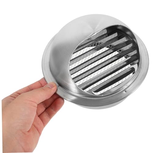 LIFKOME Rundes Lüftungsgitter mit Regenschutz Langlebiges Abluftventil abdeckhaube für Bad Küche und Klimaanlagen Einfache Montage Insektenschutz und Blätterabwehr für Außenwandbelüftung LIFKOME Rundes Lüftungsgitter mit Regenschutz Langlebiges Abluftventil abdeckhaube für Bad Küche und Klimaanlagen Einfache Montage Insektenschutz und Blätterabwehr für Außenwandbelüftung von LIFKOME