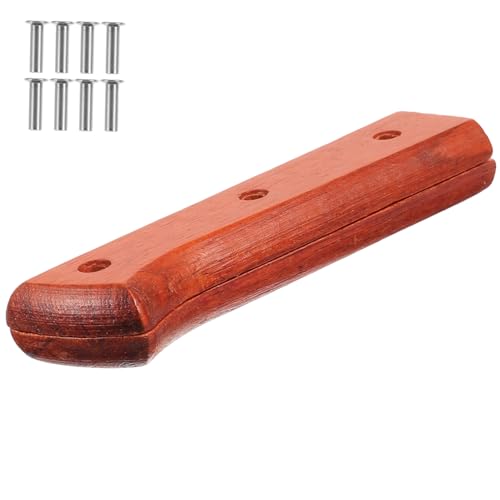 LIFKOME Rutschfester Holzgriff für Küchenmesser Ersatzgriff aus Sandelholz mit Leichter Ergonomischer Gemüseschneider Griff Einfache Montage Praktische Küchenmesser Reparaturteile von LIFKOME