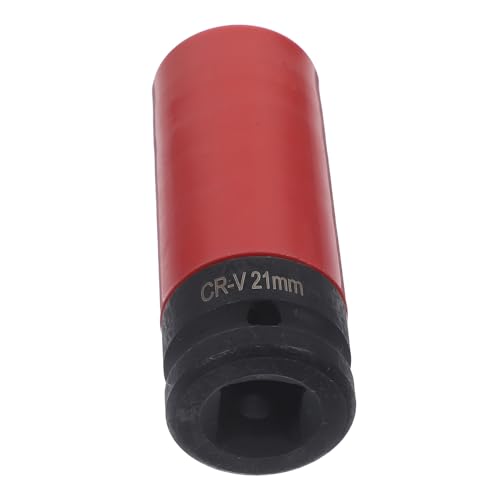 LIFKOME Schlagschrauber Steckdose Impact Socket aus Hochfestem Tiefe Radmutter Steckdose mit Schutzwand Verschleißfest und Rissbeständig für Auto und Werkstatt von LIFKOME