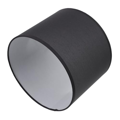 LIFKOME Schlichter Runder Lampenschirm aus Schwarzem Leinenstoff Langlebig und Einfach zu Montieren Vielseitig Einsetzbar für Wohnzimmer Schlafzimmer und Arbeitszimmer LIFKOME Schlichter Runder Lampenschirm aus Schwarzem Leinenstoff Langlebig und Einfach zu Montieren Vielseitig Einsetzbar für Wohnzimmer Schlafzimmer und Arbeitszimmer von LIFKOME