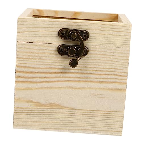 LIFKOME Aufbewahrungsbox Aus Holz Mit Glasdeckel Elegantes Display Für Konservierte Blumen Zum Verschenken von LIFKOME