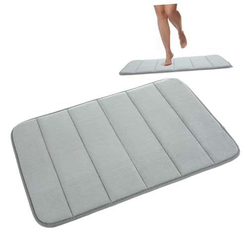 LIFKOME Schnelltrocknende Wasserabsorbierende Badmatte mit Rutschfester Unterseite Langsam Rückfedernd und Waschbar Weiche Dicke Badezimmer und Duschmatte für Sichere Bequemlichkeit LIFKOME Schnelltrocknende Wasserabsorbierende Badmatte mit Rutschfester Unterseite Langsam Rückfedernd und Waschbar Weiche Dicke Badezimmer und Duschmatte für Sichere Bequemlichkeit von LIFKOME