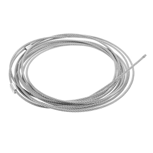 LIFKOME Schweres Stahlseil für Garagentor Robustes Langlebiges Zugseil für Garagentoranwendungen Flexibel Korrosionsbeständig Kompatibel mit Meisten Garagentoren LIFKOME Schweres Stahlseil für Garagentor Robustes Langlebiges Zugseil für Garagentoranwendungen Flexibel Korrosionsbeständig Kompatibel mit Meisten Garagentoren von LIFKOME