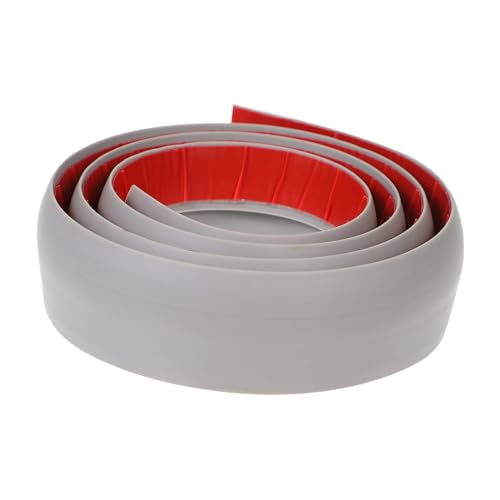 LIFKOME Selbstklebende Bodenübergangsleiste PVC Übergangsprofil Teppichkantenleiste Einfach Zuschneidbar Langlebig und Geruchlos für Teppich Fliesenrandsschutz von LIFKOME