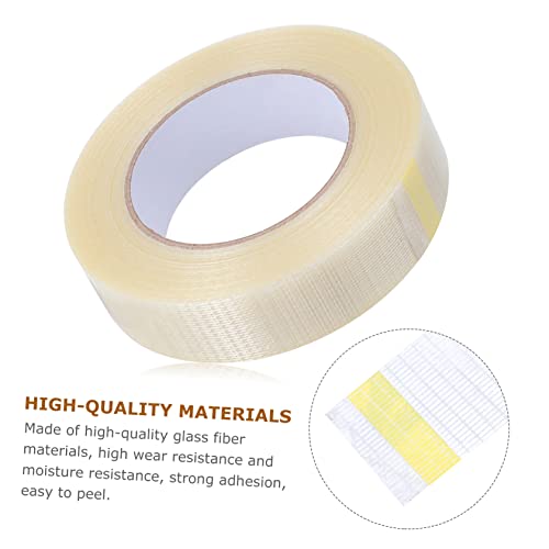 LIFKOME Selbstklebendes Fiberglasband Hochfestes Faserband für Verpackung Bündelung und Verstärkung von Paketen Abriebfest für Große Objekte und Modellbau von LIFKOME