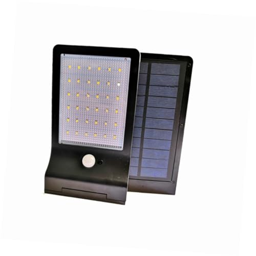 LIFKOME Solar Sensor Wandlampe LED Solarleuchte für Außen Gartenbeleuchtung mit Bewegungsmelder Energieeffiziente Solarlampe für Terrasse und Zaun Schwarz LIFKOME Solar Sensor Wandlampe LED Solarleuchte für Außen Gartenbeleuchtung mit Bewegungsmelder Energieeffiziente Solarlampe für Terrasse und Zaun Schwarz von LIFKOME