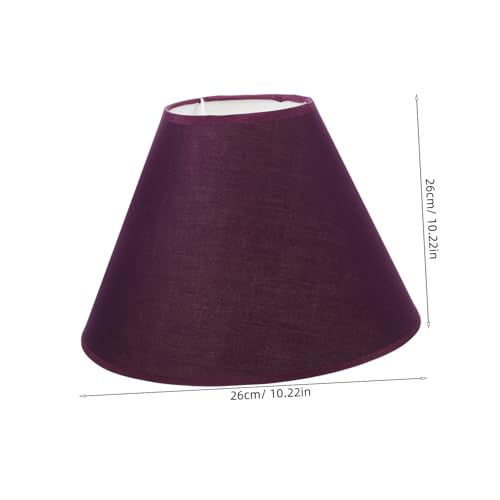 LIFKOME Stoff Lampenschirm Ersatzschirm für Tisch Stehlampe Einfacher Abnehmbarer Lampenschirm in Lila Dekoratives Lichtzubehör für Schlafzimmer und Wohnzimmer LIFKOME Stoff Lampenschirm Ersatzschirm für Tisch Stehlampe Einfacher Abnehmbarer Lampenschirm in Lila Dekoratives Lichtzubehör für Schlafzimmer und Wohnzimmer von LIFKOME