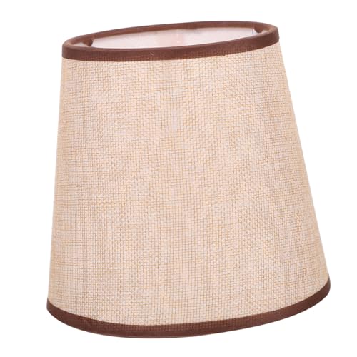 LIFKOME Stoff lampenschirm Langlebig Cremefarben Passend für Wand Steh Deckenlampen Langlebiges Material Universeller Lampenschirm Zubehör für Wohnraumbeleuchtung von LIFKOME